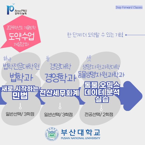 '[PNU_NEWS] '도약수업' 들어 보셨나요?'