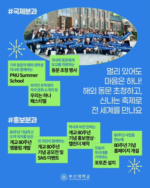 '[PNU_NEWS] 2026년 개교 80주년 주요 기념사업 소개'