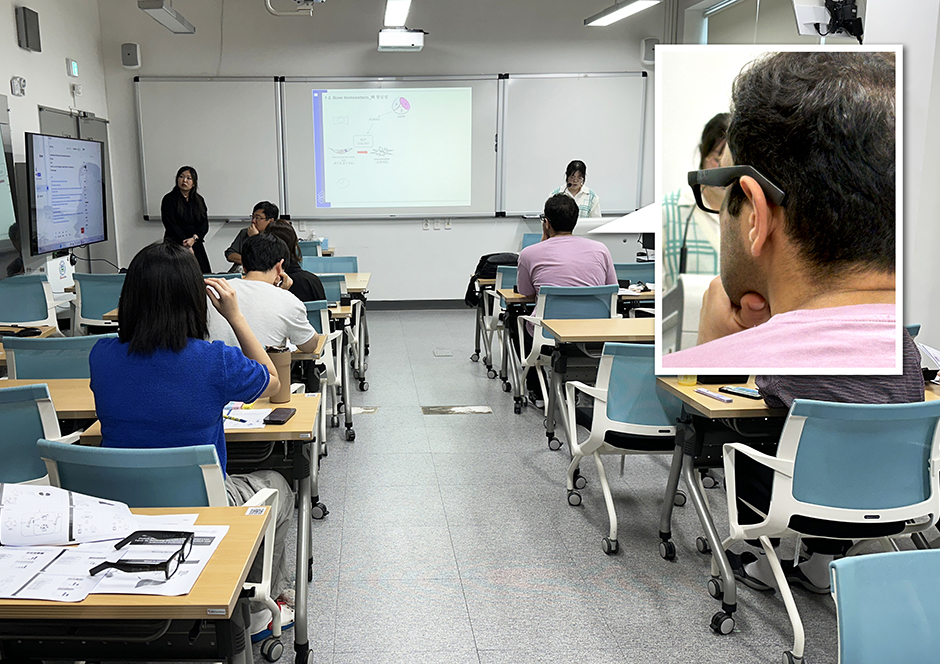 부산대, 국내 대학 첫 'AI 통번역 안경' 시범 도입