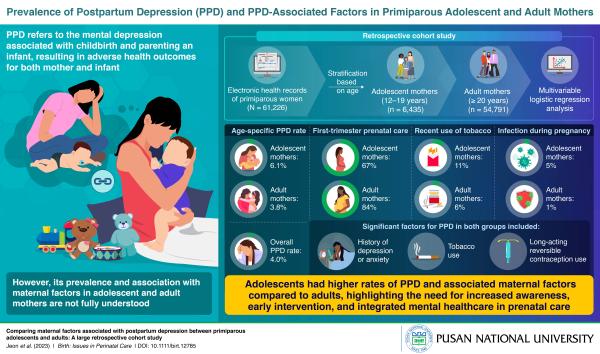 'Pusan National University Study Finds First-time Teen Moms at Higher Risk of Postpartum Depression'의 첨부파일 이미지